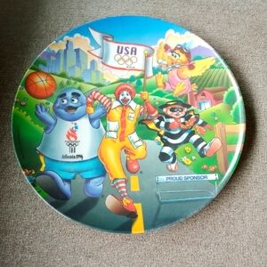 Vintage 1996 McDonald's Olympic Plate